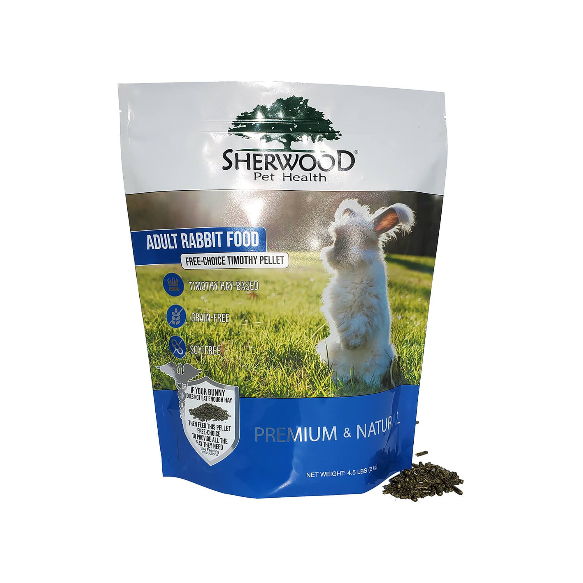 Sherwood - Adult Rabbit Food - Free Choice Timothy Pellet