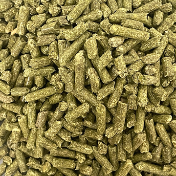 Pile of Timothy Hay pellets