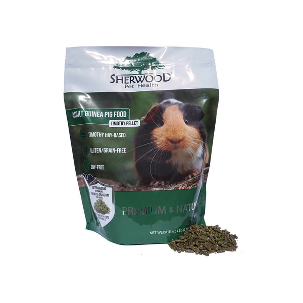 Sherwood Adult Guinea Pig Food Measured Timothy Pellet