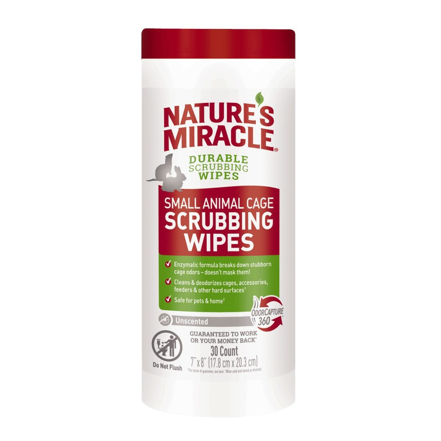 Small Animal Cage Scrubbing Wipes