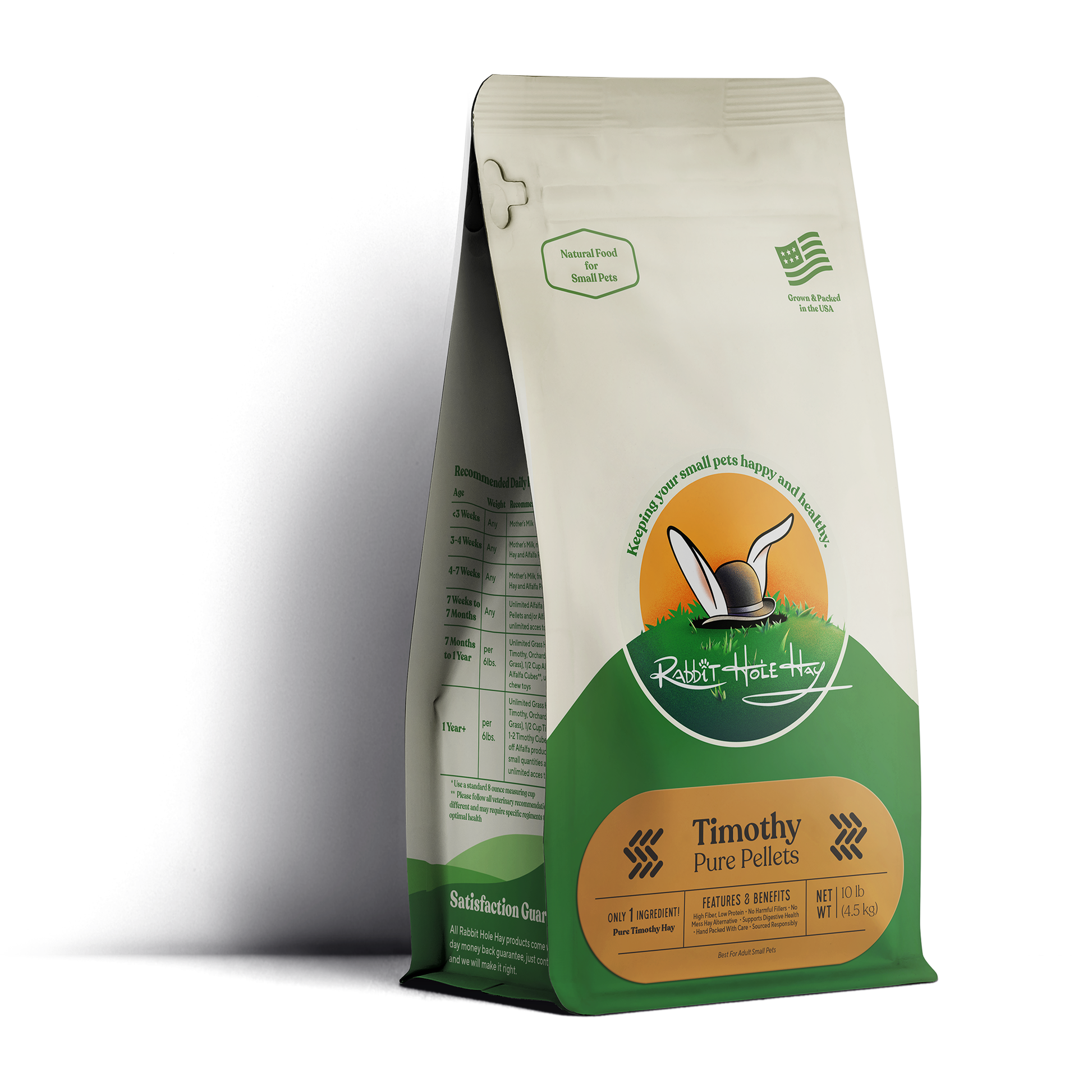 All Natural Pure Timothy Pellets - 10lbs