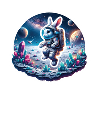 Cottontail in the Cosmos Sticker