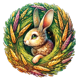 Harvest Haven Rabbit Sticker