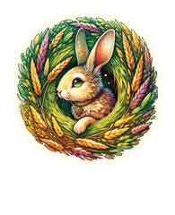 Harvest Haven Rabbit Sticker