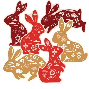 Blooming Bunny Sticker Series