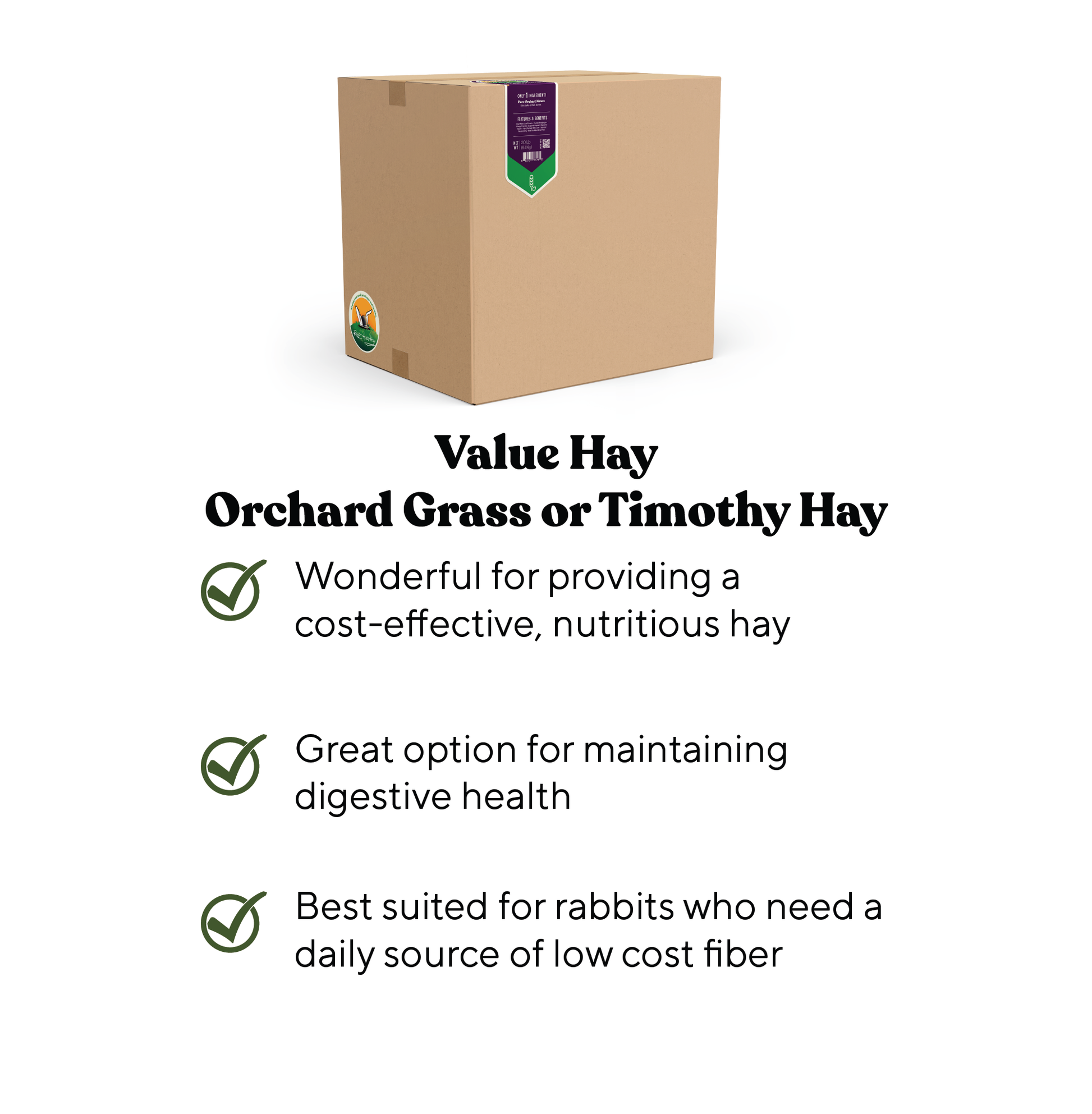 Value Hay - Benefits