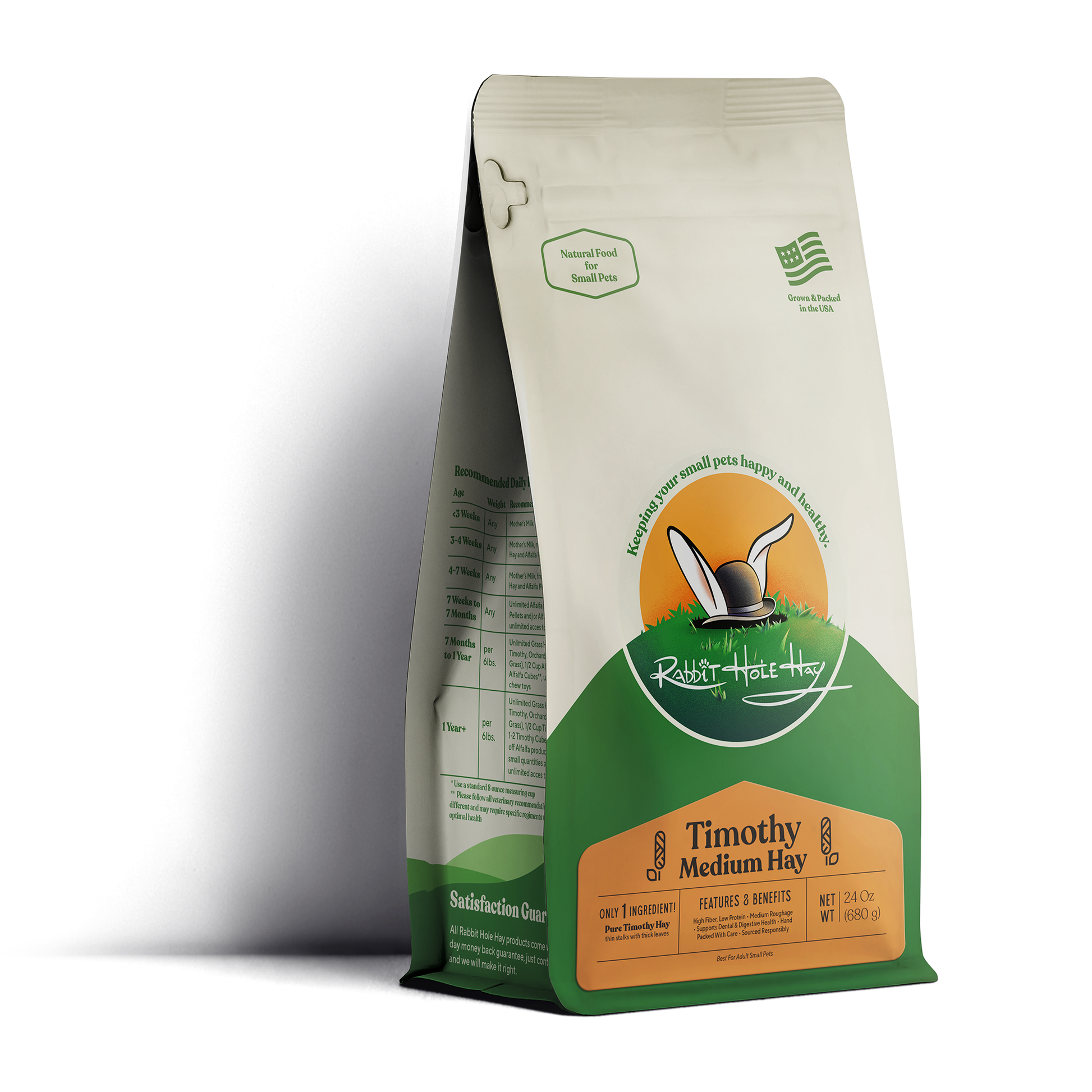 Ultra Premium Medium Timothy Hay - 24oz